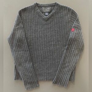Abercrombie v-neck wool sweater